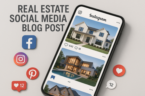 How Real Estate Agents Can Leverage Social Media with Stunning Visuals