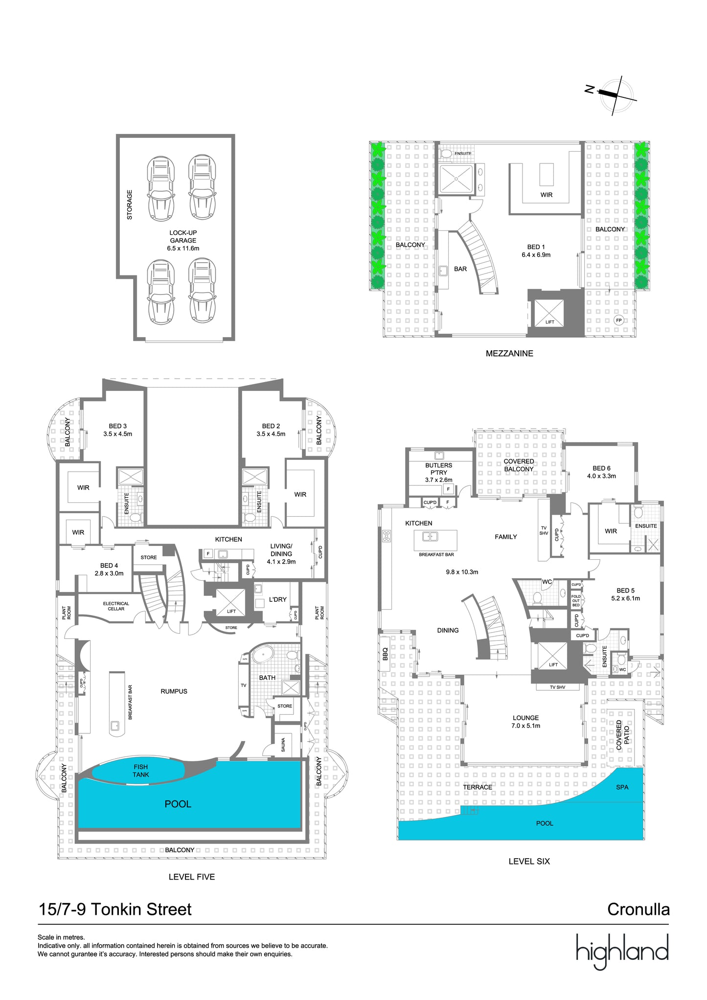 Elegant Media — Black & White Site Plans