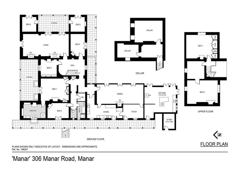 Elegant Media — Black & White Floor Plans