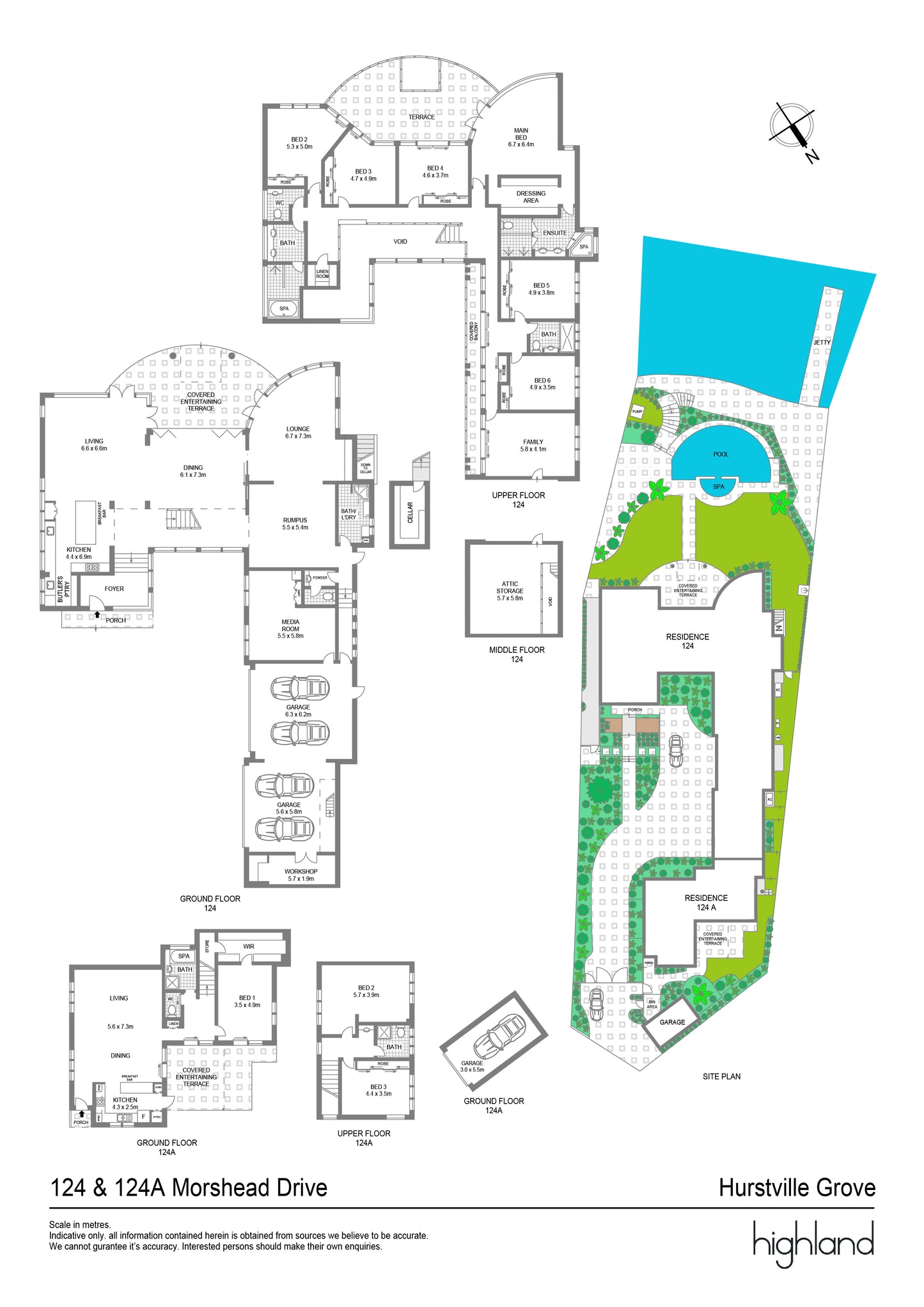 Elegant Media — Black & White Floor Plans