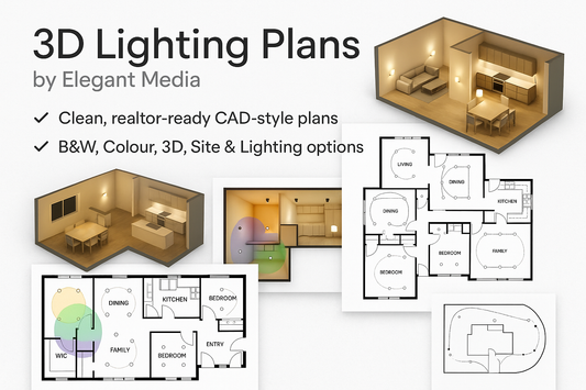 3D Lighting Plans by Elegant Media - Professional Lighting Plan Service