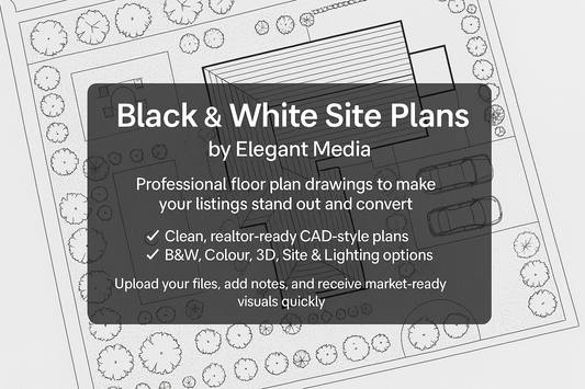 Black & White Site Plans marketing image by Elegant Media