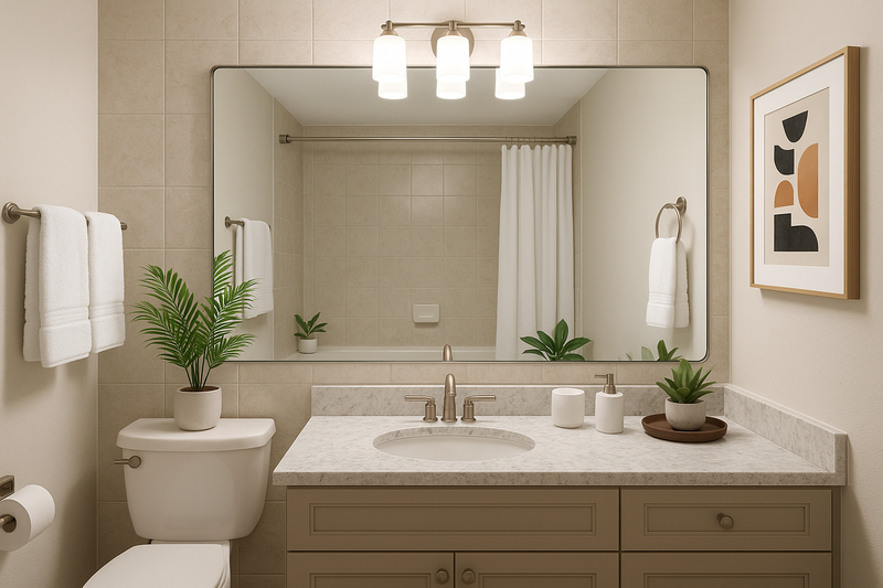 Modernized Bathroom Elements