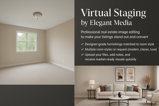 Virtual Staging marketing image by Elegant Media