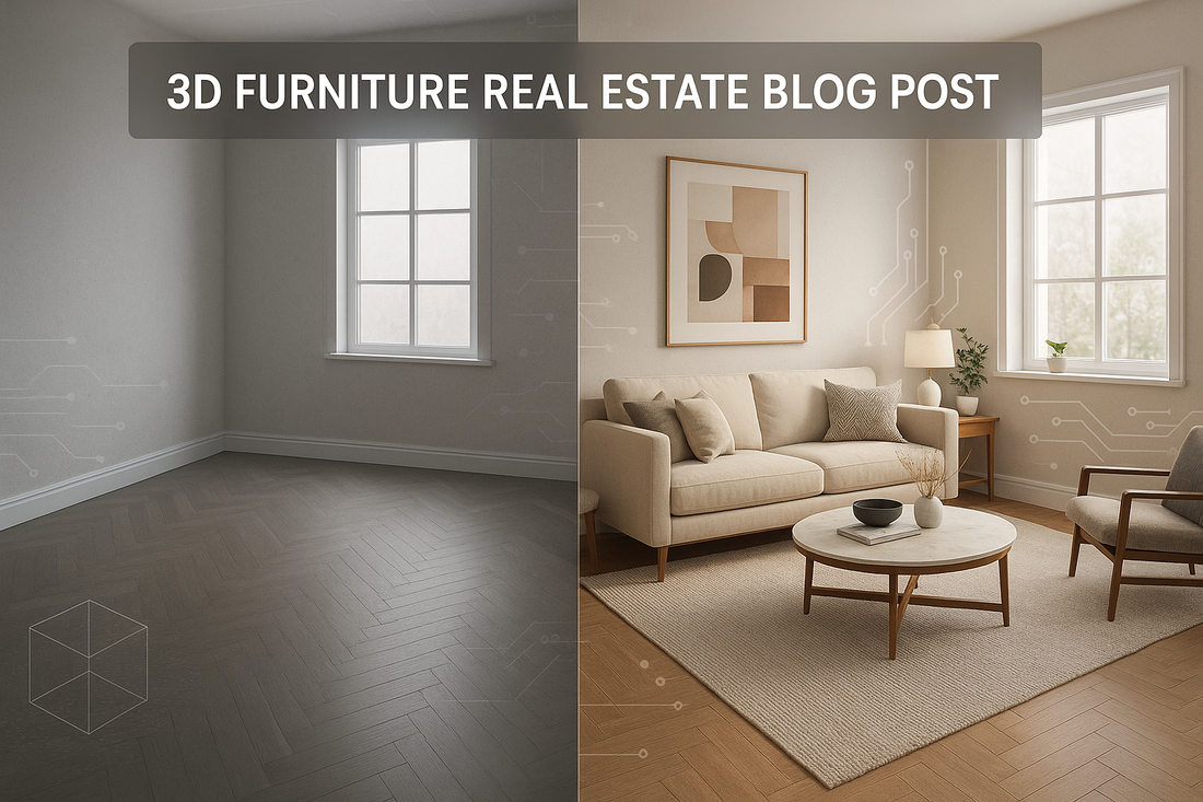 3D Furniture Real Estate Marketing | Transform Spaces