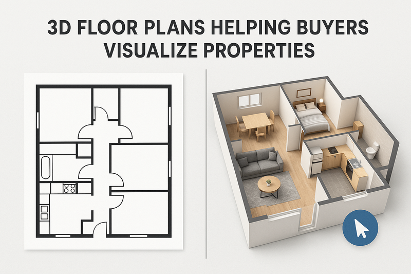3D Floor Plans: Helping Buyers Visualize Before They Visit