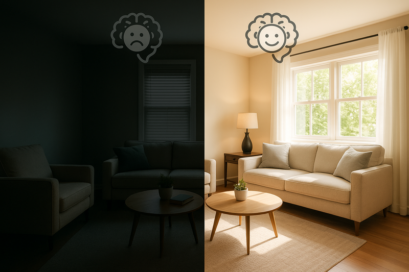 real estate photography lighting psychology