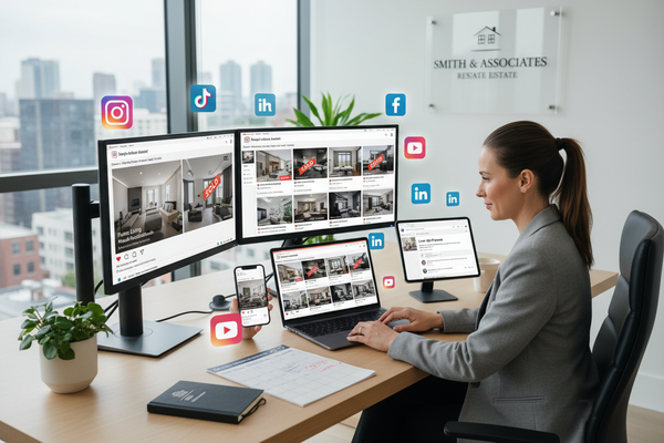"Real Estate Agent Social Media 2025: Essential Strategy"
