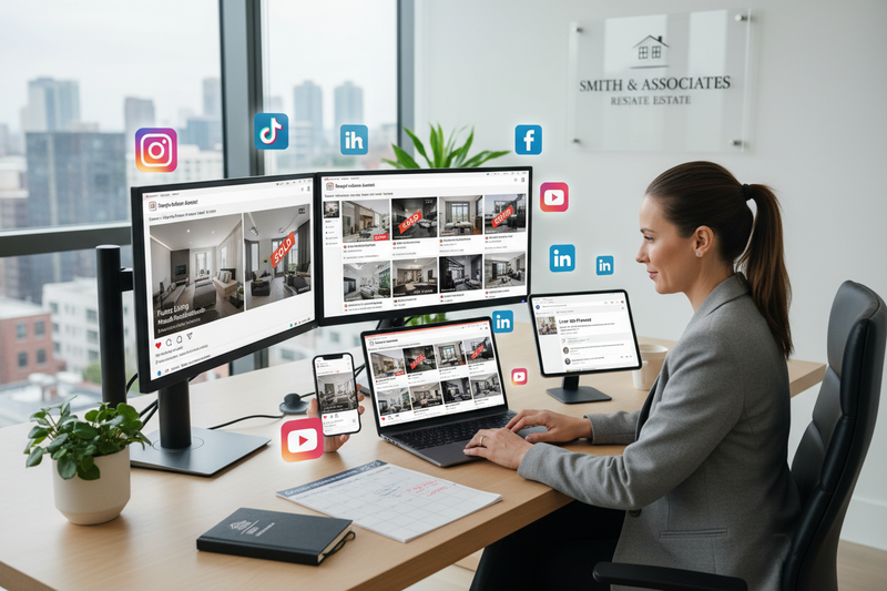 "Real Estate Agent Social Media 2025: Essential Strategy"