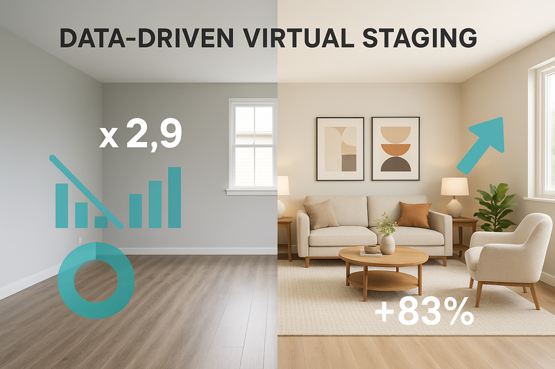 Why Virtual Staging Sells Homes Faster: A Data-Driven Approach