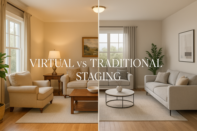 Property Staging Comparison | Virtual & Traditional ROI
