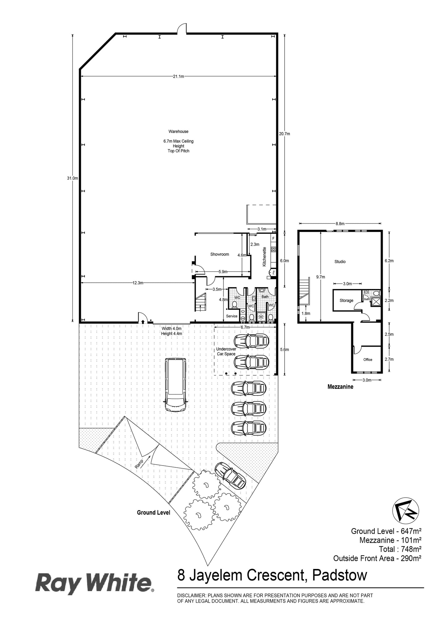 Black and White Property Floor Plans for Properties