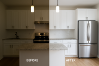 Before/After Lighting Enhancement